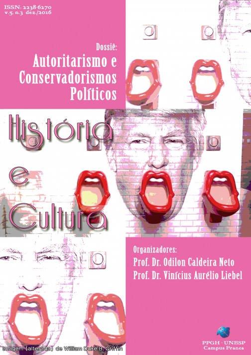 					Visualizar v. 5 n. 3 (2016): Dossiê Autoritarismos e Conservadorismos Políticos (Especial)
				
