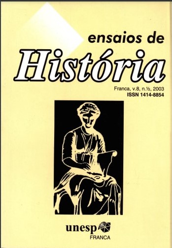 					Afficher Vol. 8 No. 1-2 (2003): Revista Ensaios de História
				
