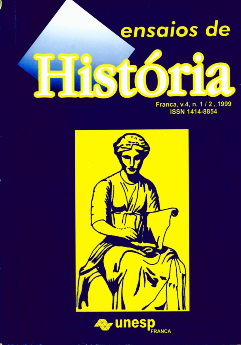 					View Vol. 4 No. 1-2 (1999): Revista Ensaios de História
				