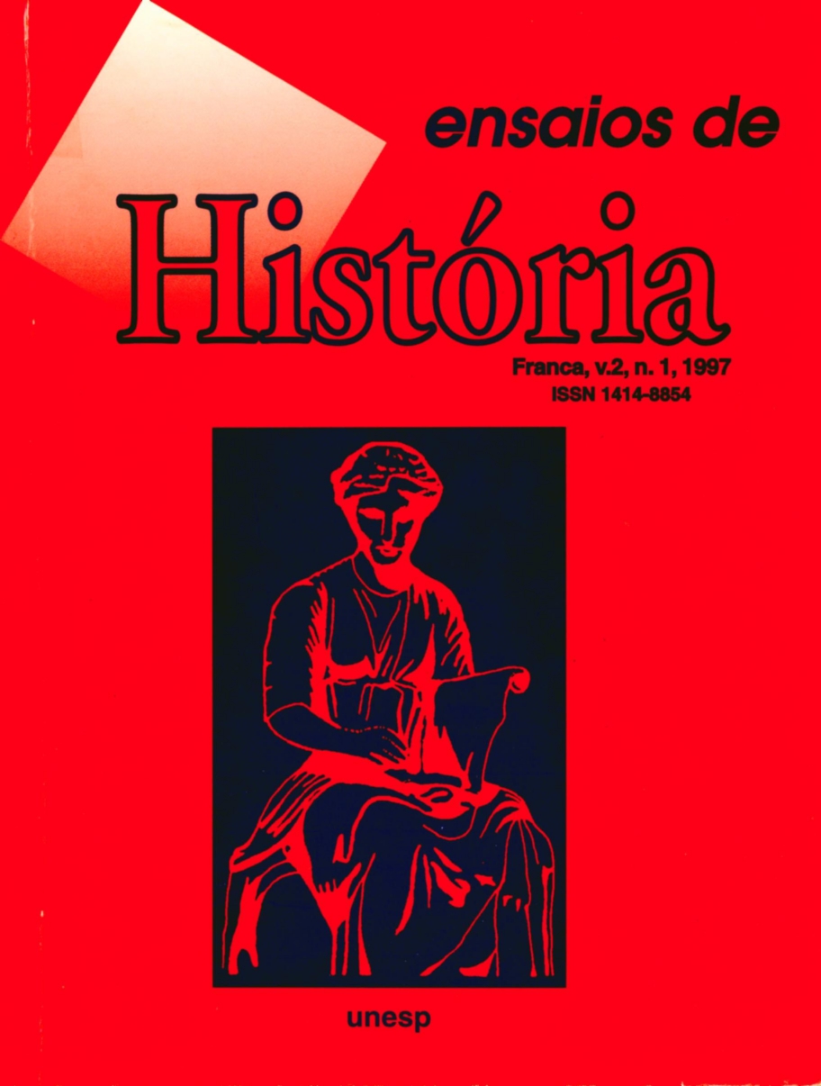					Visualizar v. 2 n. 1 (1997): Revista Ensaios de História
				