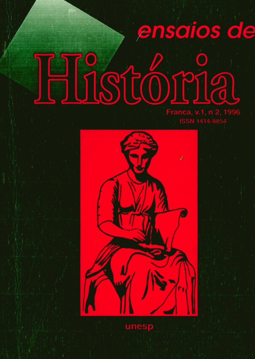 					Visualizar v. 1 n. 2 (1996): Revista Ensaios de História
				